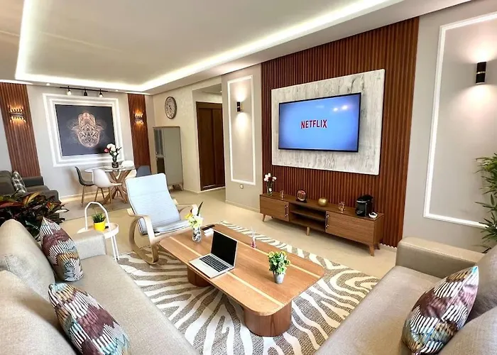 N4 Appartement, Luxe Et Confort Sur La Corniche De Rabat Essabah